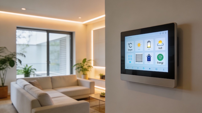 Détail d'un bureau connecté